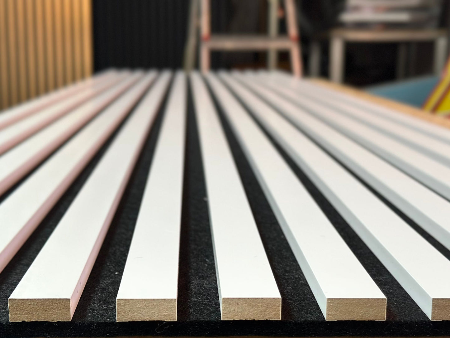 MDF Wandpaneel 260x60 cm – 10 mm Stärke, foliert, 8,50 mm Fuge